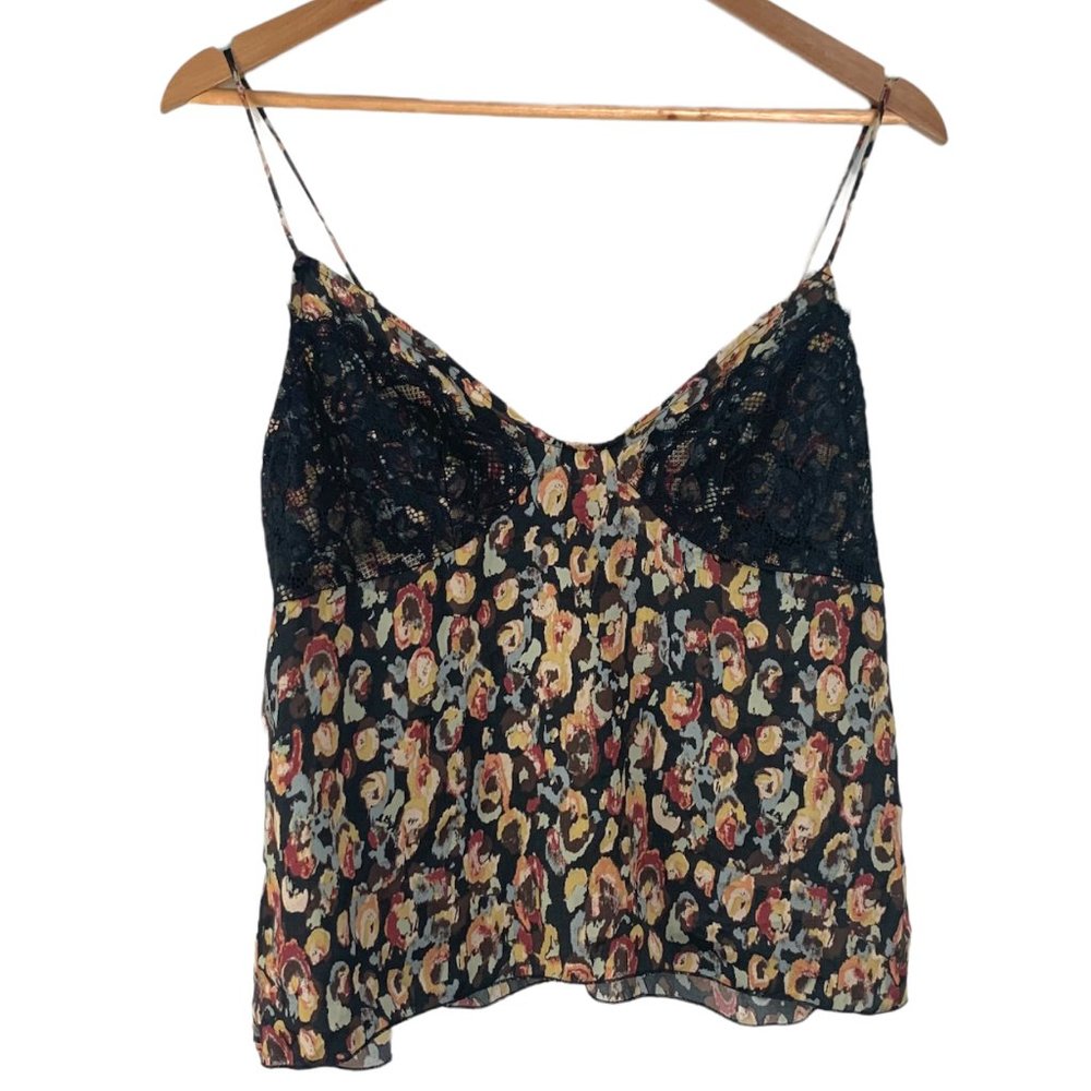 Free People Women's Cami Sleeveless Little Dreams Camisole Tank Top Black Small - Picture 10 of 10